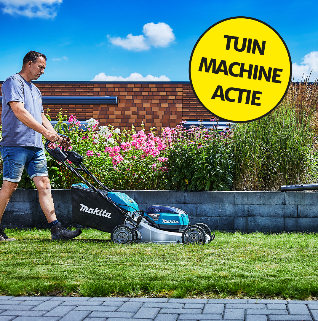 Tuinmachine Actie