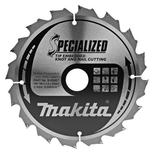 Specialized Tip Embedded Hout: cirkelzaag