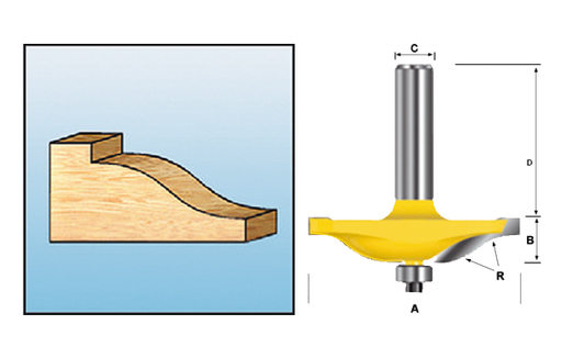 Constructiefrees met kogellager