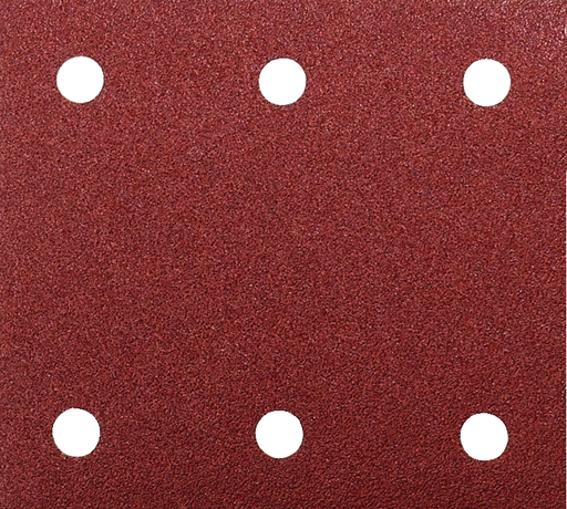 Schuurvel 114 x 102 mm red velcro