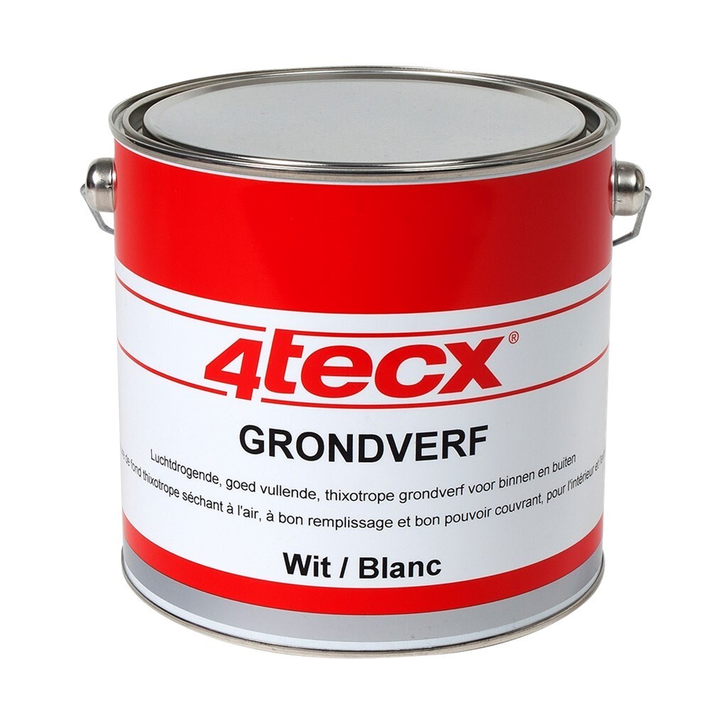 4tecx Grondverf wit 5ltr | Mtools