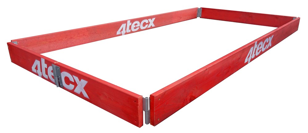 4tecx Kantplankhouder set rolsteiger hout 2,5m x 1,35m | Mtools