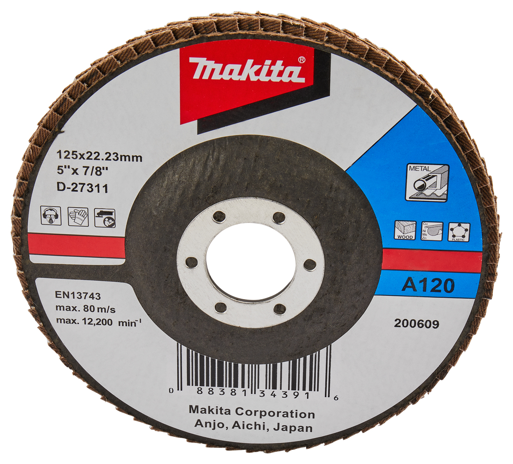 Makita D-27311 Lamellenschijf 125mm A120 | Mtools