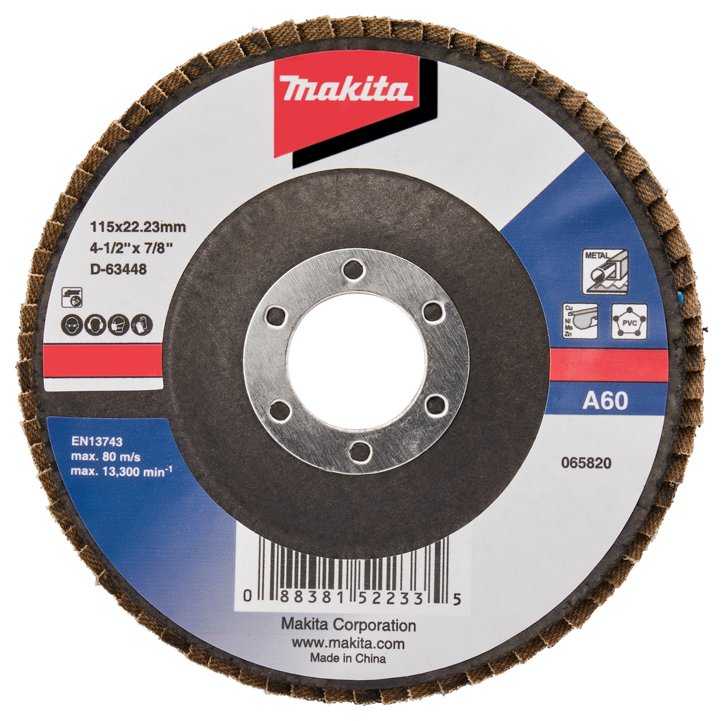 Makita D-63448-10 Lamellenschijf 115mm A60 | Mtools