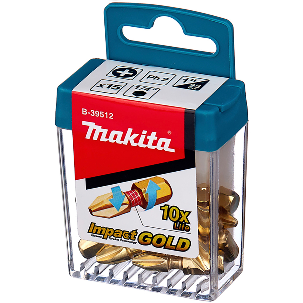 Makita B-39512 Slagschroefbit PH2x25mm | Mtools