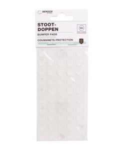 010198 Stootdoppen 50 dlg transparant ø10 x 3.0 mm