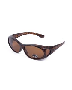 010380 Overzet zonnebril demi brown