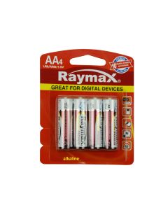 011999 Raymax batterij penlite AA LR6 4 dlg alkaline