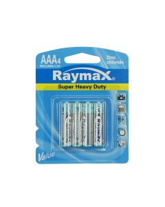 012002 Raymax batterij AAA r03 4 dlg zink