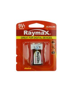 012003 Raymax batterij 9V 6LR61 alkaline