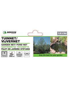 013191 Tuinnet/ vijvernet 1.8 x 3 mtr wit