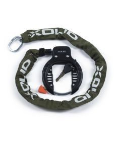 013305 Xolid ringslot + insteekketting 5.5 x 1000 mm army green