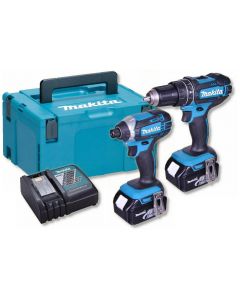 Makita DLX2131TJ 18 V Combiset voor schroeven- boren en (slag)schroeven