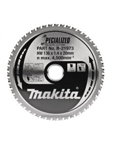 Makita B-21973 Cirkelzaagblad Dun Plaatstaal