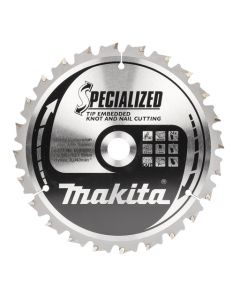 Makita B-40587 Afkortzaagblad Hout (noest/spijker)