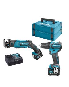 Makita CLX215SAJ 10,8 V Combiset boren, schroeven en zagen