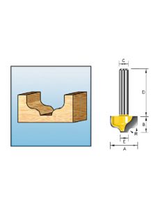 Makita D-09357 S-profielfrees 16 S6