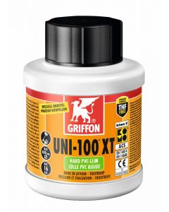 Griffon Uni-100 XT hard PVC lijm, kunststoflijm 250ml.