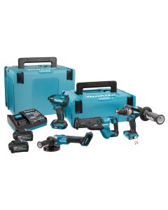 Makita DK401NX XGT 40 V Max Combiset boren, (slag)schroeven, zagen en slijpen