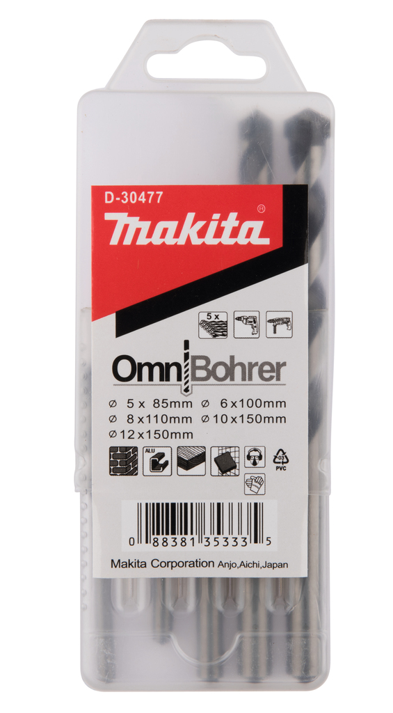 Makita D-30477 Multiborenset 5-delig | Mtools