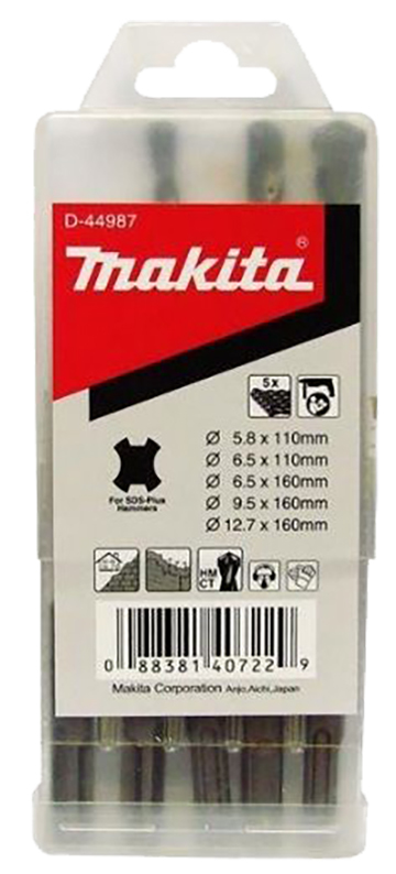 Makita D-44987 Betonborenset 5-delig | Mtools