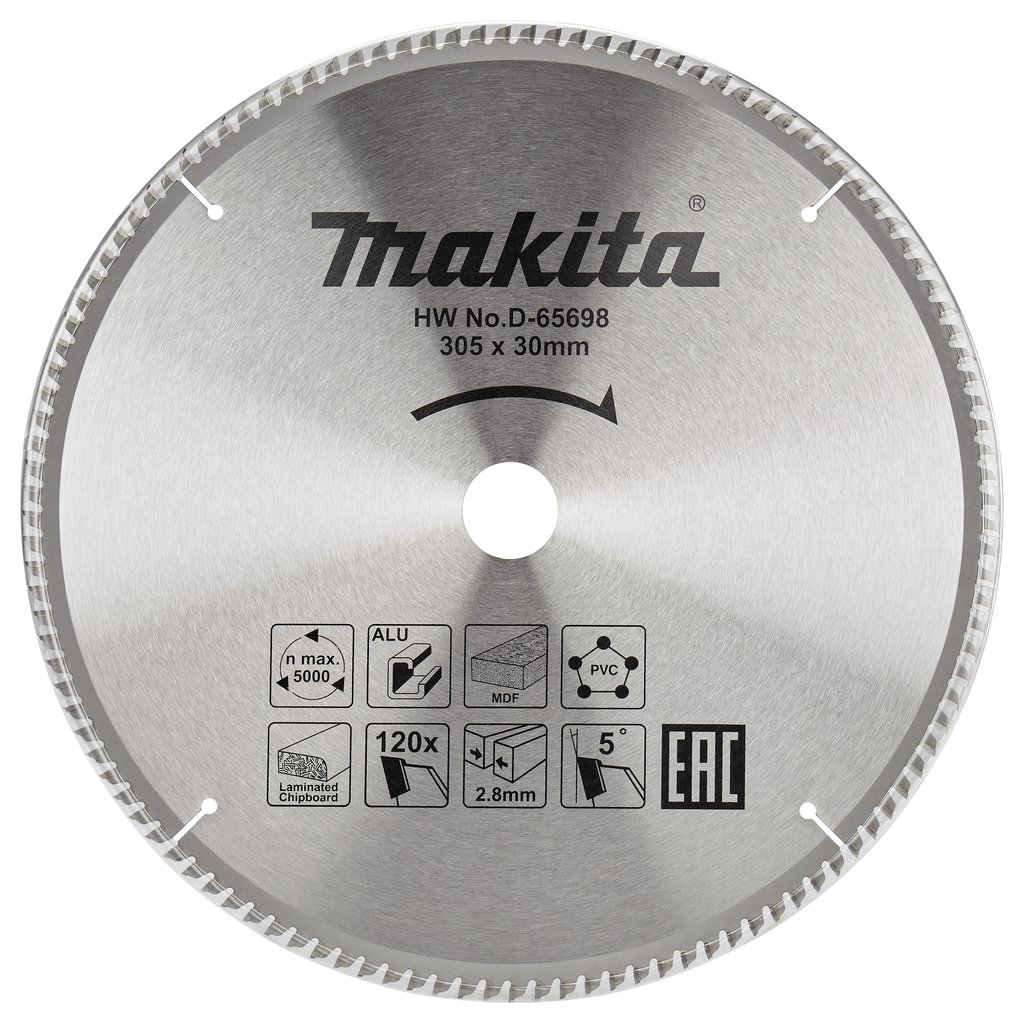 Makita D-65698 Afkortzaagblad div. materialen | Mtools