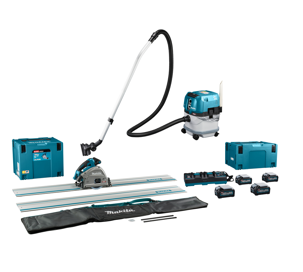 Makita DK0195G201 40 V Max AWS Combiset voor (inval)zagen en stofzuigen | Mtools