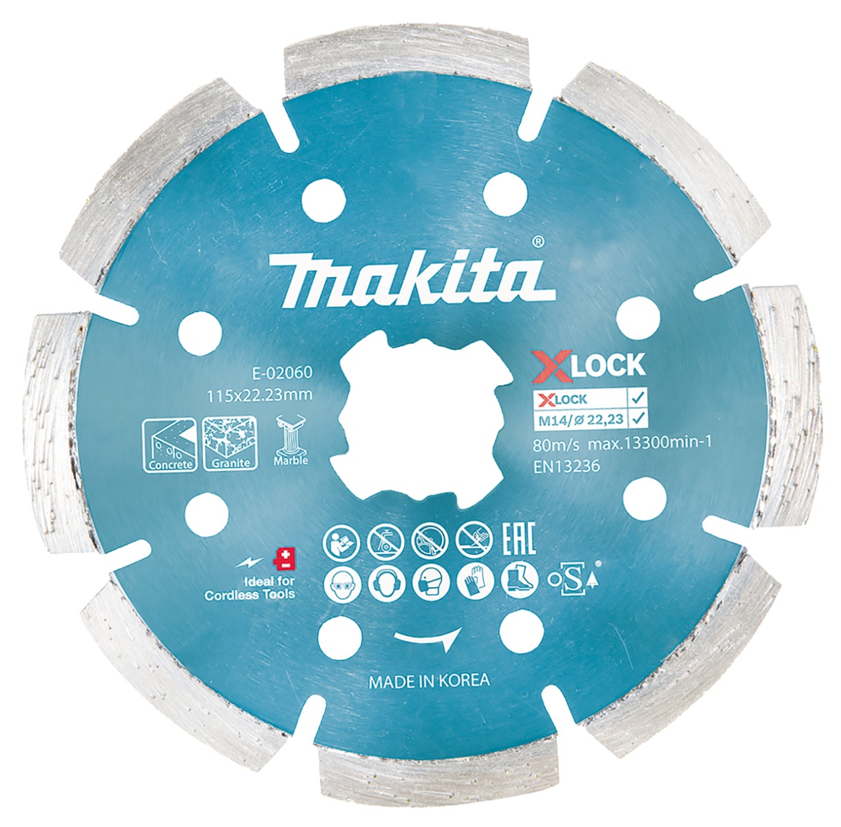 Makita E-02060 Diamantschijf 115mm | Mtools