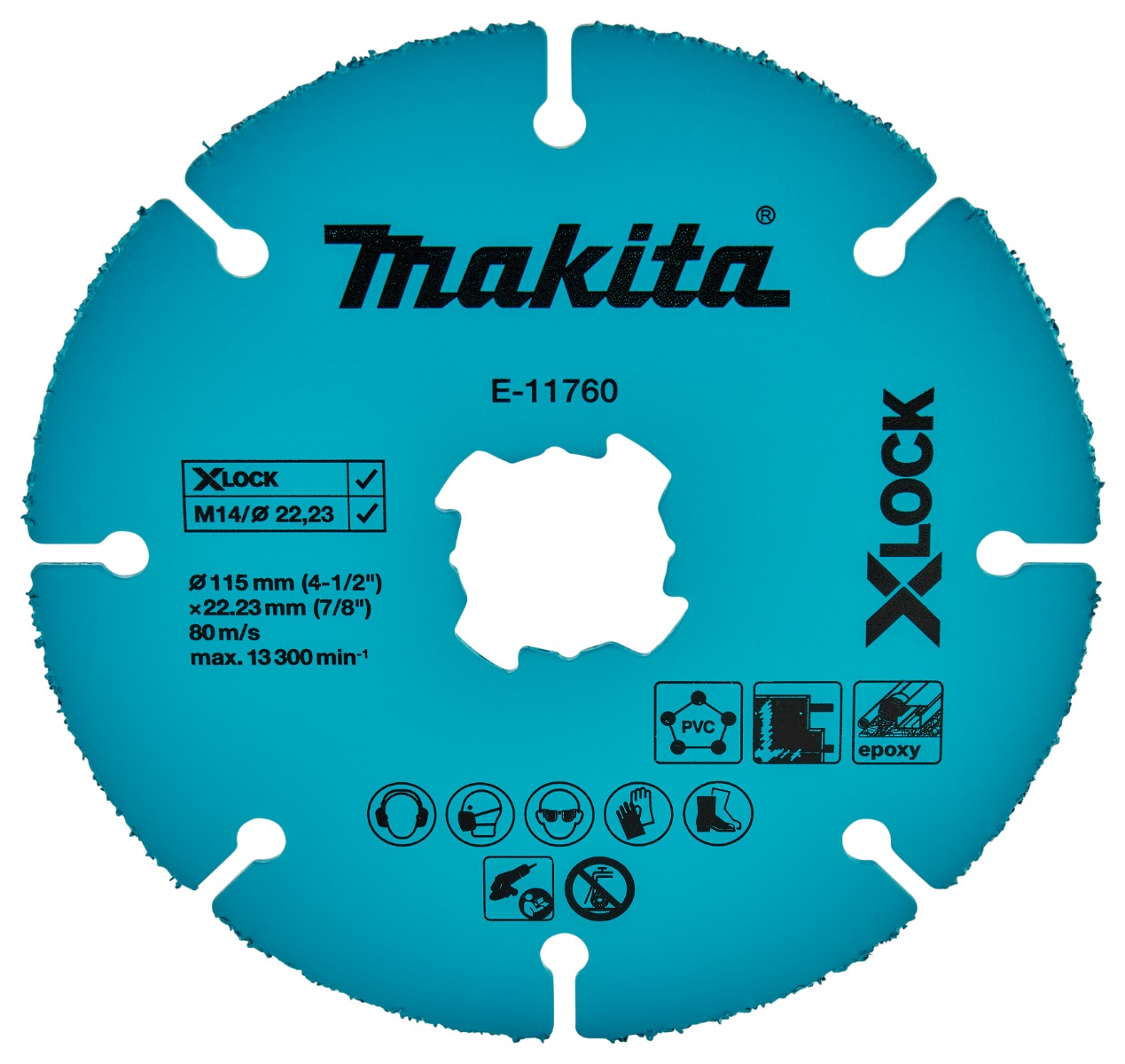 Makita E-11760 Doorslijpschijf 115mm TCG | Mtools