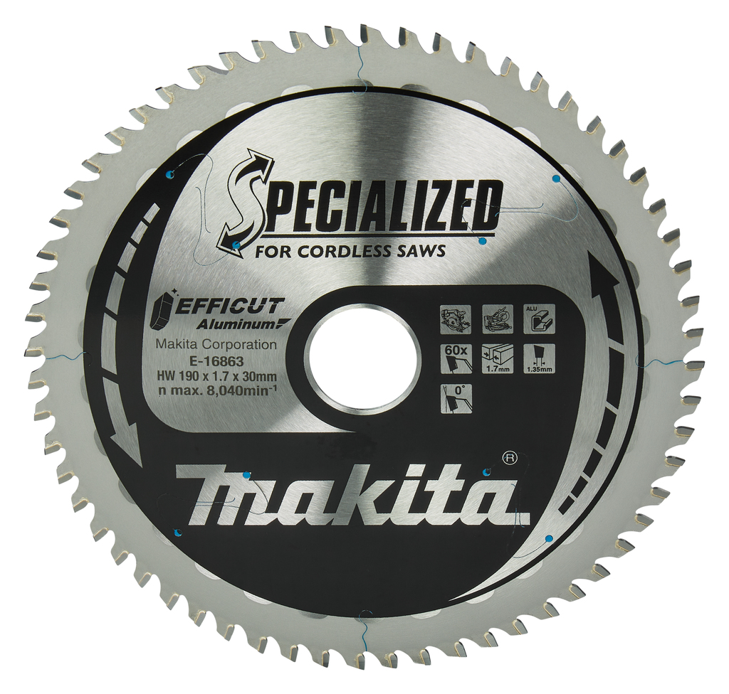Makita E-16863 Afkort- en cirkelzaagblad Aluminium | Mtools