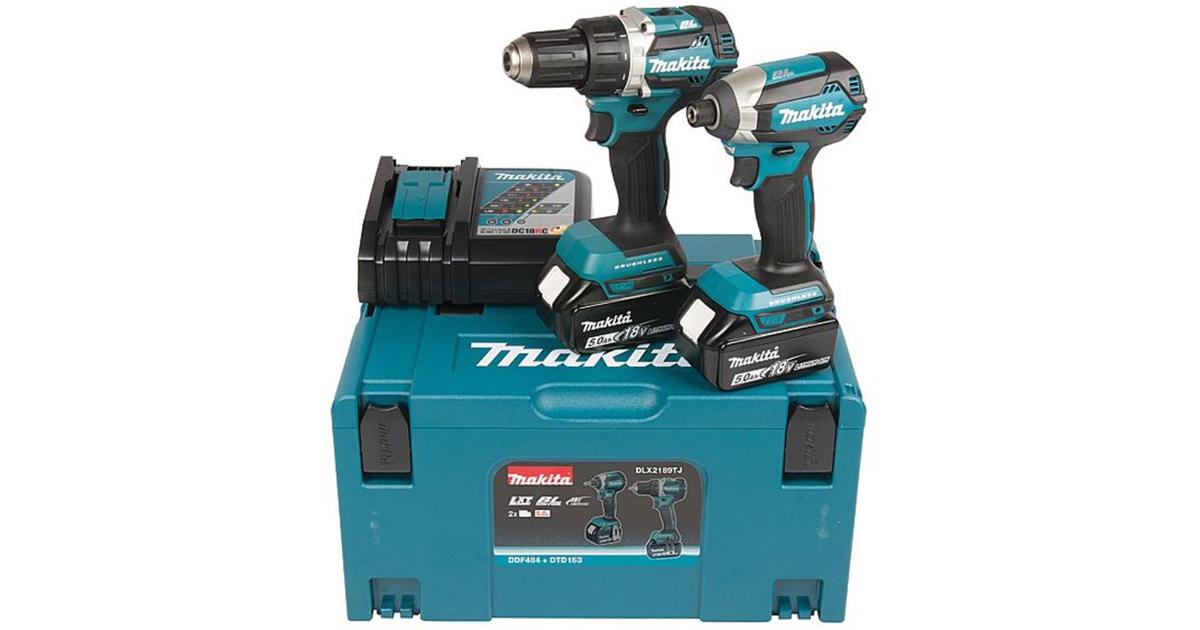 Makita DLX2189TJ 18 V Combiset voor schroeven- boren en (slag)schroeven | Mtools