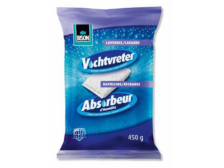 Bison Vochtvreter Airmax Navulzak Lavendel 450g | Mtools