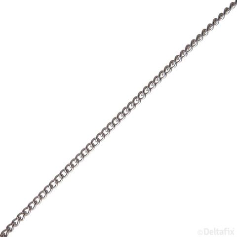 SCHAKELKETTING GEDRAAID VERNIKKELD 3.5X1.1MM per meter | Mtools